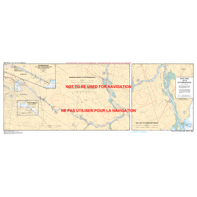 Central and Arctic Region Charts :CHS Chart 2022: Healey Falls Locks to Peterborough / Écluses de Healey Falls à Peterborough