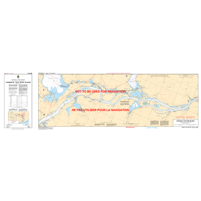 CHS Chart 4142: Evandale to/à Ross Island