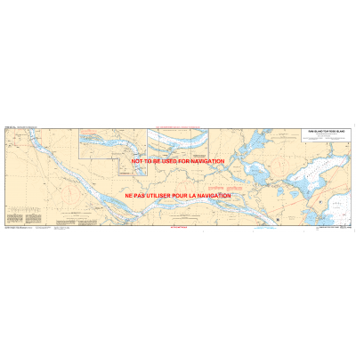 CHS Chart 4142: Evandale to/à Ross Island