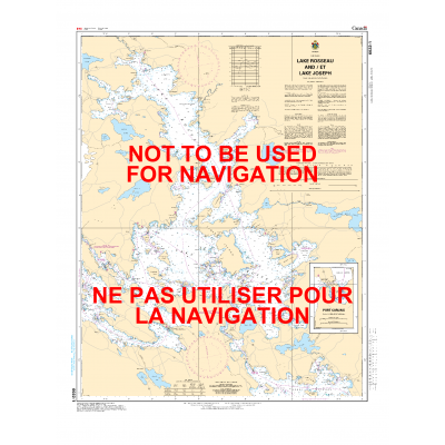 CHS Chart 6022: Lake Rosseau and/et Lake Joseph
