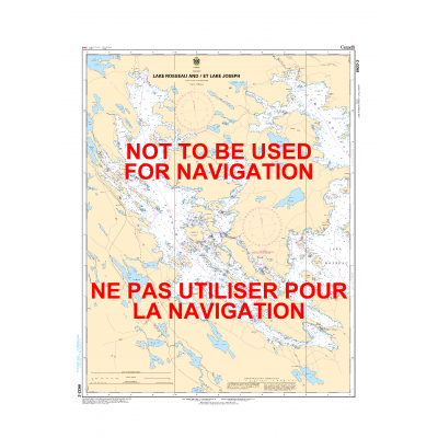 CHS Chart 6022: Lake Rosseau and/et Lake Joseph