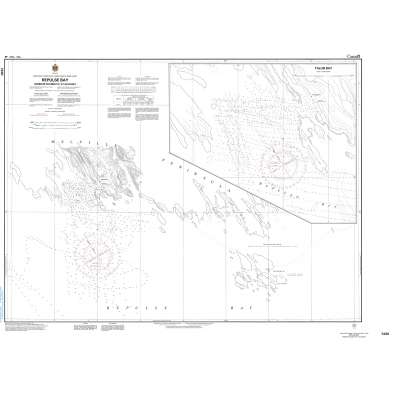 CHS Chart 7430: Repulse Bay Harbours Islands to/à Talun Bay