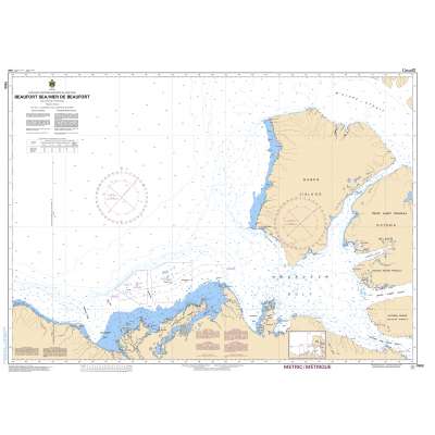Central and Arctic Region Charts :CHS Chart 7600: Beaufort Sea/ Mer de Beaufort