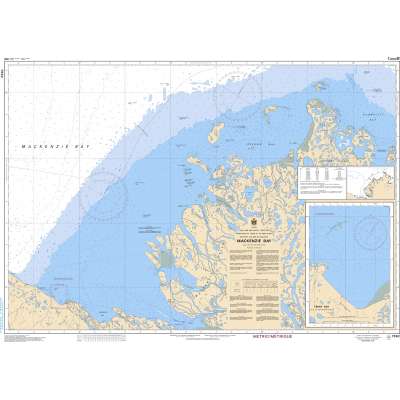Central and Arctic Region Charts :CHS Chart 7662: Mackenzie Bay