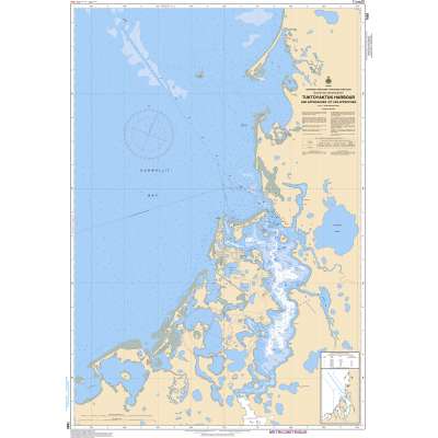 Central and Arctic Region Charts :CHS Chart 7685: Tuktoyaktuk Harbour and Approaches/et les approches