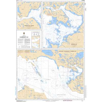 Central and Arctic Region Charts :CHS Chart 7750: Approaches to/Approches à Cambridge Bay