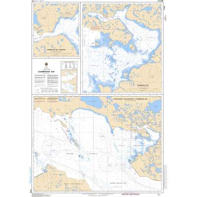 CHS Chart 7750: Approaches to/Approches à Cambridge Bay