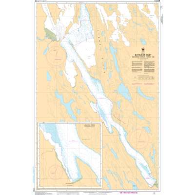 CHS Chart 7793: Bathurst Inlet - Southern Portion/Partie sud