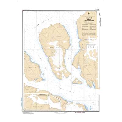 CHS Chart 7930: Hell Gate and Cardigan Strait