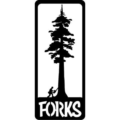 Redwood w/Logger "Forks" MAGNET