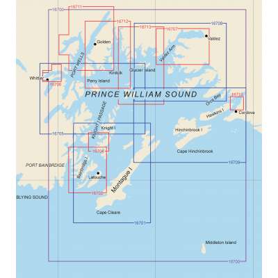 Prince William Sound BookletChart (East)