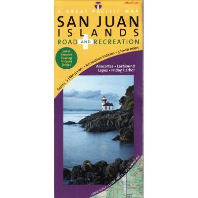 San Juan Islands Road & Recreation Map