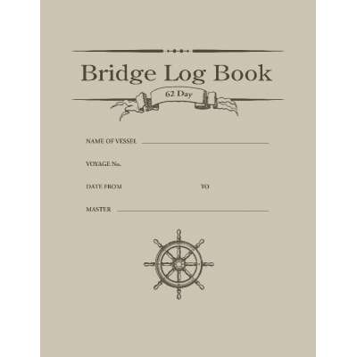 Books for Professional Mariners :Bridge Log Book (62 day)