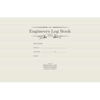 Books for Professional Mariners :Engineers Log Book - 62 day (11x17 spiral-bound)