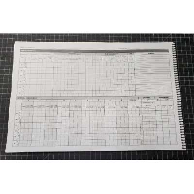 Engineers Log Book - 62 day (11x17 spiral-bound)