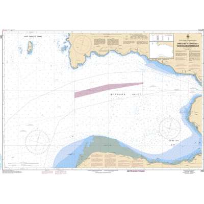 CHS Chart 3496 - Approaches to/Approches à Vancouver Harbour