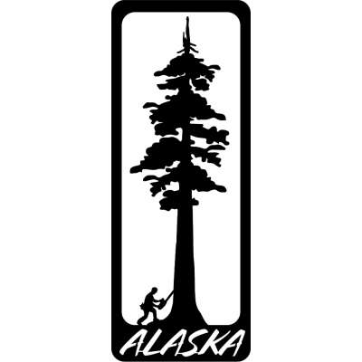 Redwood w/ Logger & Alaska MAGNET