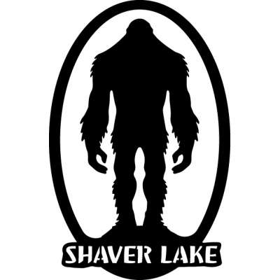 Sasquatch Oval w/ Shaver Lake MAGNET