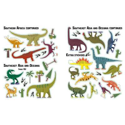 Dinosaur Sticker Atlas