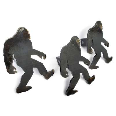 Bigfoot Sasquatch Trailer Hitch Cover 3/8" STEEL MADE IN USA - Bigfoot Gift