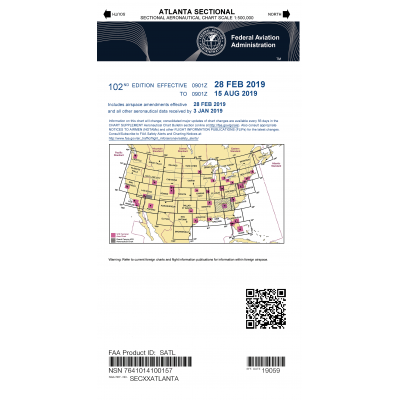 FAA Chart:  VFR Sectional ATLANTA