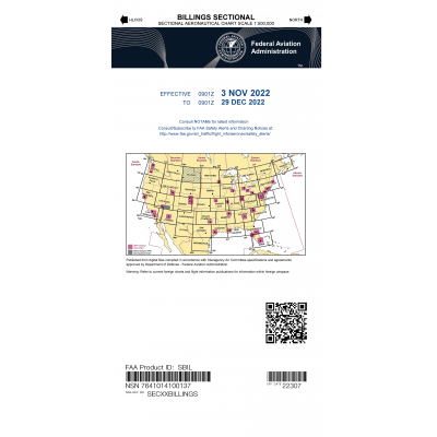 FAA Chart:  VFR Sectional BILLINGS