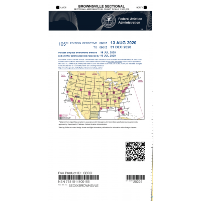 FAA Chart:  VFR Sectional BROWNSVILLE