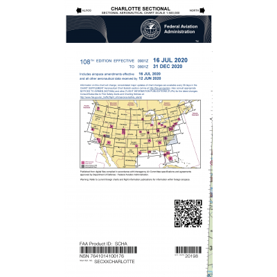 FAA Chart:  VFR Sectional CHARLOTTE