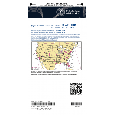 FAA Chart:  VFR Sectional CHICAGO