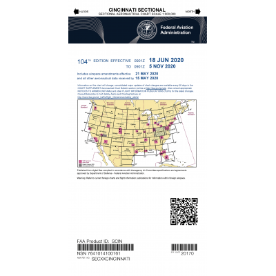 FAA Chart:  VFR Sectional CINCINNATI