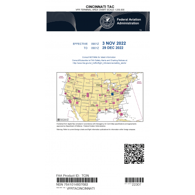 Terminal Area Charts (TAC) :FAA Chart:  VFR TAC CINCINNATI