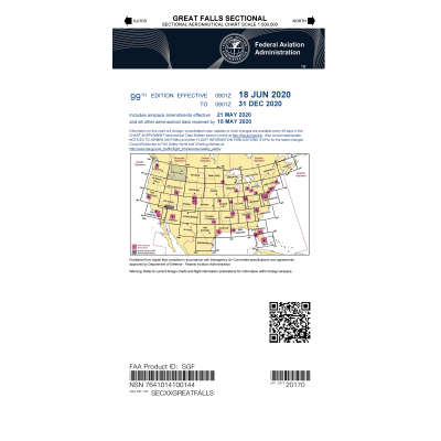 FAA Chart:  VFR Sectional GREAT FALLS