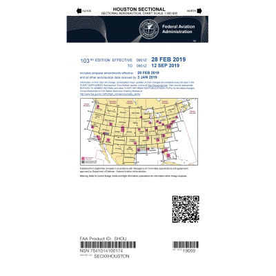 FAA Chart:  VFR Sectional HOUSTON