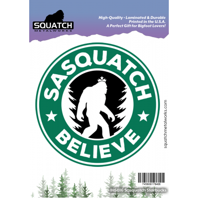 Sasquatch Believe STICKER (10 PACK)