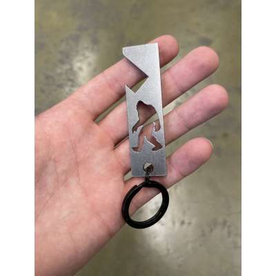 Bigfoot Church-key BOTTLE OPENER - Keychain