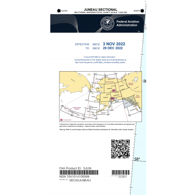 FAA Aeronautical Charts :FAA Chart: VFR Sectional JUNEAU/WHITEHORSE