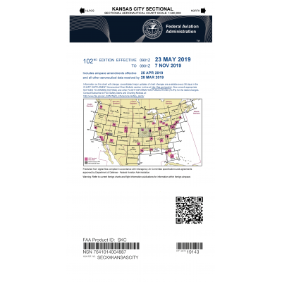 FAA Chart:  VFR Sectional KANSAS CITY