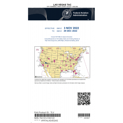 FAA Chart:  VFR TAC LAS VEGAS