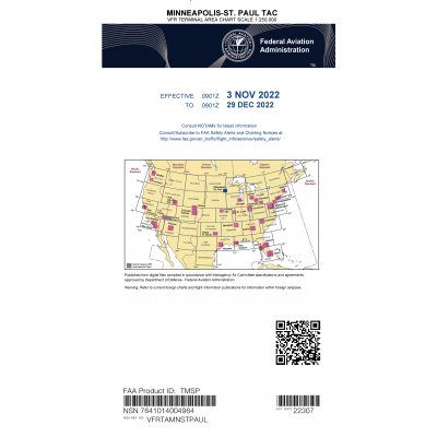 FAA Chart:  VFR TAC MINNEAPOLIS-ST PAUL