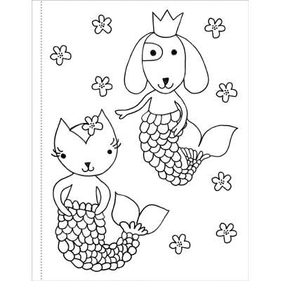 Mermaids Coloring BooK