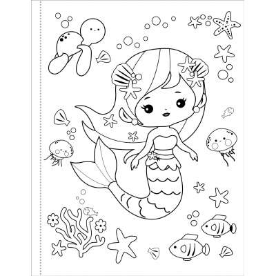 Mermaids Coloring BooK