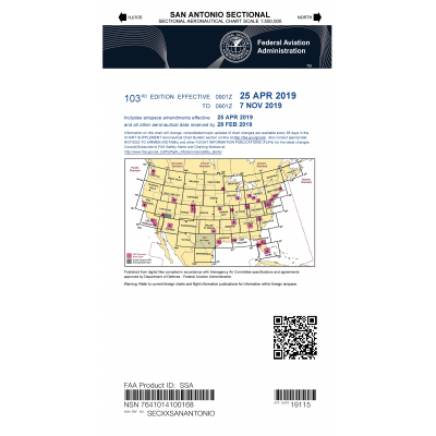 FAA Chart:  VFR Sectional SAN ANTONIO