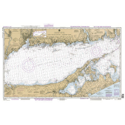NOAA Training Charts :NOAA Training Chart 12354 TR: Long Island Sound/Eastern Portion