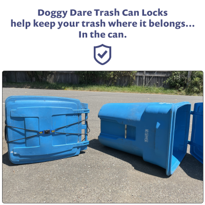 Doggy Dare TRASH CAN LOCK fits 40-60 Gallon Cans (LARGE)