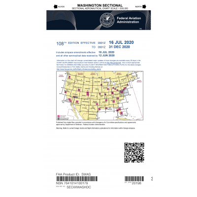 FAA Chart:  VFR Sectional WASHINGTON