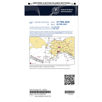 FAA Chart: VFR Sectional WESTERN ALEUTIAN ISLANDS