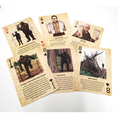 Bigfoot Novelty Gifts :Bigfoot Playing Cards