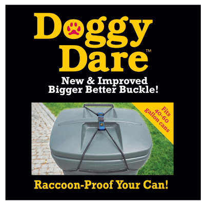 (2-PACK) Doggy Dare TRASH CAN LOCK fits 40-60 Gallon Cans (LARGE)