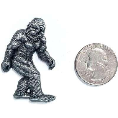 Sasquatch, Yeti, Bigfoot - Sculpted Pewter MAGNET