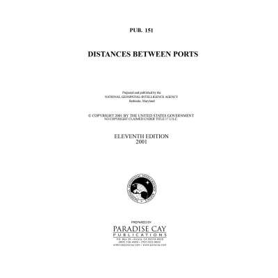 NGA Nautical Publications :Pub. 151 - The Distances Between Ports